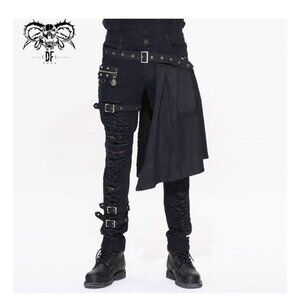 Devil Fashion "Incubus" Punk Ripped Trouser